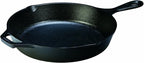 Lodge Seasoned Cast Iron Skillet - PFAS-Free, Non-Toxic Cookware - Use with an Oven, Stove, Grill, or Campfire - Naturally Non-Stick & Oven Safe - 10.25 Inches