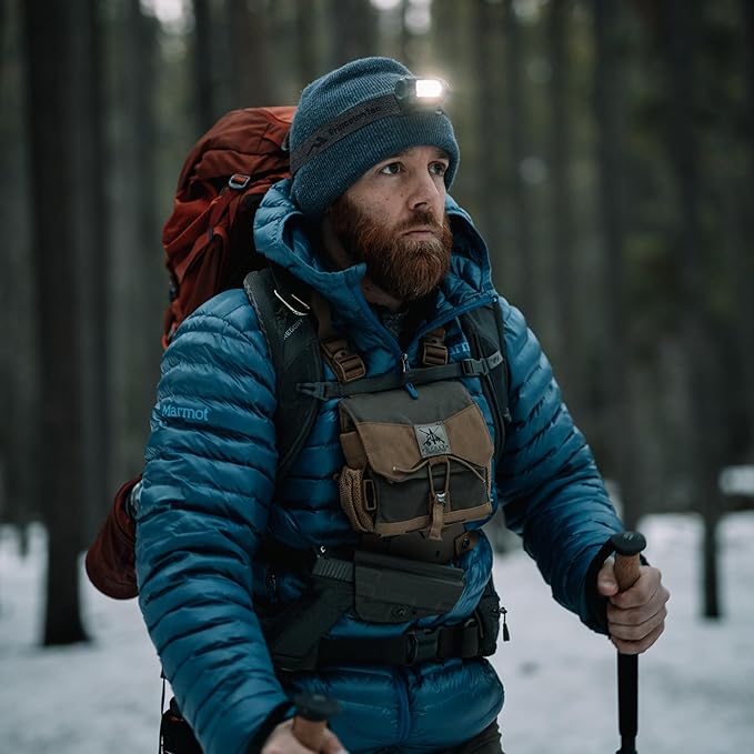 Princeton Tec Remix 450 Lumen Maxbright & Ultrabright Black / Dark Gray, LED Headlamp, IPX4 Water Resistance, Essential for Hiking, Camping, Hunting, Fishing, Running, & Safety Preparedness.
