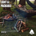 AGAWA - BOREAL15-15 Inch Folding Saw with All-Purpose Saw Blade - Camping Gear For Hiking, Fishing, Hunting, Bushcraft & Survival Kit (Black Frame/Green Handle)