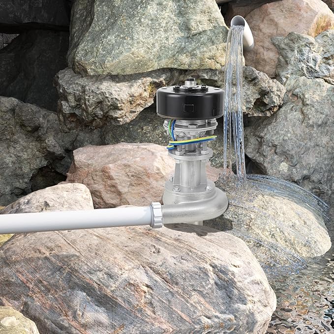 110V-220V 1000W Micro Hydroelectric Generator Water Turbine Generator Portable Mini Hydro Power Station with Bearing Micro Hydro Turbine for Outdoor Computer TV Lighting Family Camping