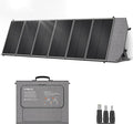 200W Portable Solar Panel for Power Station, Foldable Solar Charger, IP68 Waterproof Solar Panel Kit USB/Type-C/XT60/MC4 Anderson Aviation Output for Outdoor RV Camping Emergency Power Supply
