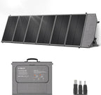 200W Portable Solar Panel for Power Station, Foldable Solar Charger, IP68 Waterproof Solar Panel Kit USB/Type-C/XT60/MC4 Anderson Aviation Output for Outdoor RV Camping Emergency Power Supply