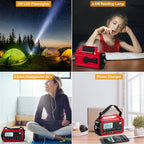 Raynic Emergency Radio, 5000mAh/18500mWh Weather Radio, Solar Hand Crank Emergency Radio with AM/FM/SW/NOAA, Cell Phone Charger, Headphone Jack, Flashlight, Type-C Charging and SOS Siren for Hurricane
