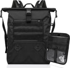 Xtreme Sight Line ~ AQUA RT Large Water-Proof Faraday Backpack/Small LITE Faraday Bag Combo ~ Tracking/Hacking Defense ~ Stone