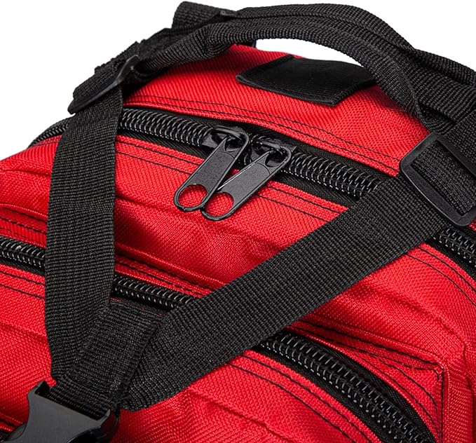 20L First Aid Backpack Trauma First Aid Kit, First Responder Trauma Bag Waterproof Multi-Pocket for Hiking Travel Field Trips Camping(Tan)