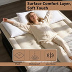air Mattress Full with Built in Pump – 18-Inch Thickened air Bed Suitable for Camping, Home use, and Guest Accommodation, Supports Up to 650 Pounds