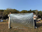 Emergency Survival Tent 2-Person Mylar Tube Tent – Windproof & Waterproof All-Weather Life Shelter, Must-Have Survival Gear for Camping, Hiking, Outdoor Emergencies & Survival Kits. Silver