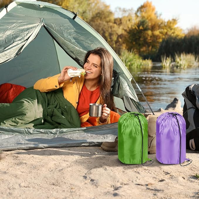Tudomro Camping Sleeping Bag for Adults Lightweight Packable Waterproof Camping Gear Equipment to Keep Warm for Outdoor Backpacking Hiking Travel
