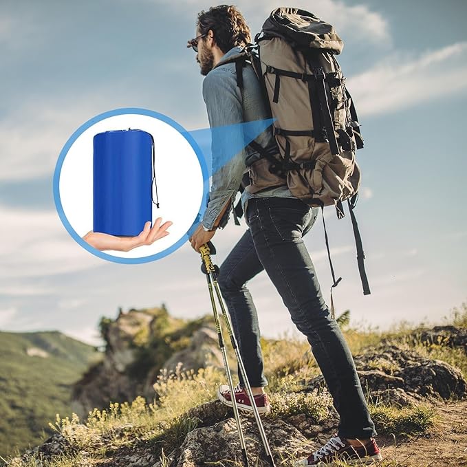 Sleeping Pad,Portable Self Inflating Outdoor Survival Gear | Camping Mattress Pad - for Backpacking Tent Hiking Traveling Beach