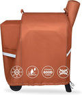 QuliMetal Grill Cover for Traeger Pro 22 & 575 Series - 600D Heavy Duty Waterproof Fade Resistant Traeger Pro 22 Cover with Elastic Drawstrings, Premium BBQ Cover for Z Grills 550B and More, Brown
