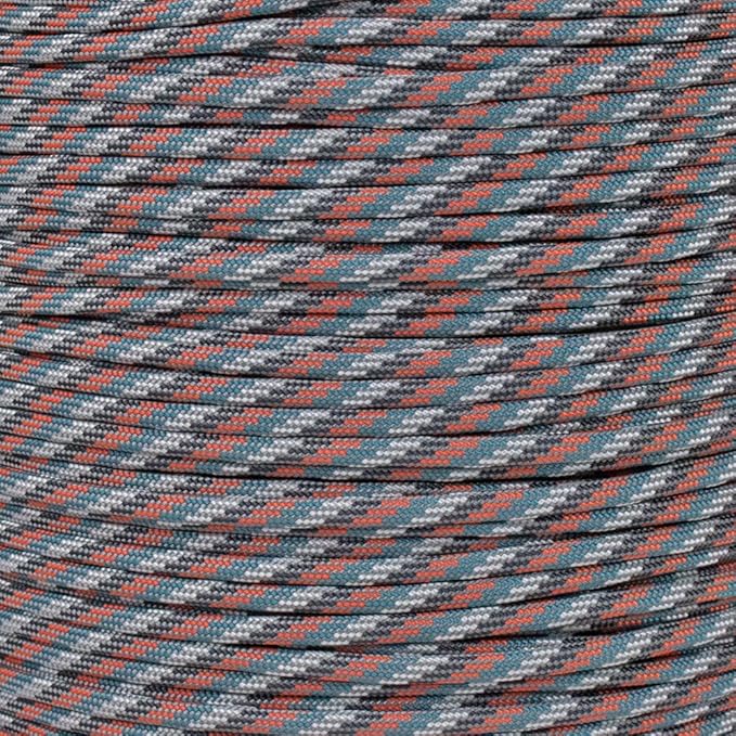 Paracord Planet 550 Paracord – 200+ Colors – Hanks from 10-100 Feet and Spools of 1000 Feet – Great Multi-Use Cord!