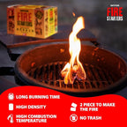 150 pcs Fire Starter - Natural Fire Starters for Campfires, Fire Pit, Pizza Oven, Fireplace, Smoker, BBQ, Pellet Stove & Wood - Fire Starters for Grill, Charcoal Starter