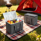 modscape Extra Large Heavy Duty Insulated Food Delivery Bag – Thermal Grocery & Pizza Carrier for Hot & Cold Meals, Catering & Shopping – Foldable Cooler Tote for Travel, Camping & Beach