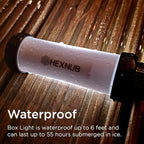HEXNUB Cooler Box Lights, Waterproof, Rechargeable LED Lights Compatible with YETI, RTIC, ORCA, Ninja, Igloo, Coleman Ice Chest, Magnetic Base, Great for Camping Fishing Hunting Boating, 2-Pack