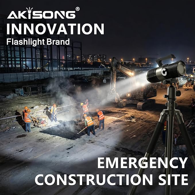 150W Rechargeable Handheld Spotlight 18,000 High Lumens, Super Bright Zoomable XHP360 Spot Light Searchlight with USB Output, Large Capacity Powerful LED Flashlight for Home Emergency Boating Camping