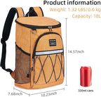 Backpack Cooler Backpack 26 Cans Insulated Leak Proof for Women Men Beach Camping Picnic Fishing Hiking Lunch Backpack Waterproof Cooler