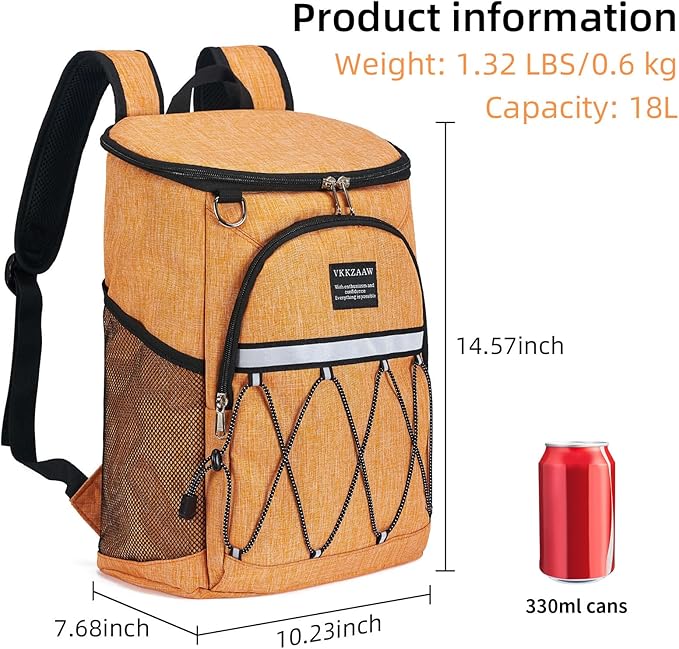 Backpack Cooler Backpack 26 Cans Insulated Leak Proof for Women Men Beach Camping Picnic Fishing Hiking Lunch Backpack Waterproof Cooler