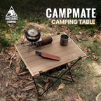 ONETIGRIS Foldable Camping Table, Lightweight Portable Table Sturdy & Quick Setup, Holds Up to 66 lbs, Perfect for Camping, Hiking, Backpacking, Picnic, Beach, Travel
