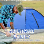 1-Person Dome Tent for Camping Waterproof Lightweight Portable Backpacking Orange/Blue/Army Green/Green