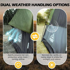 SUV Tent, Rectangle Car Tent for Family, Waterproof & Windproof for Car Camping, Large Camping Tents with Storage Bag, SUV, Van, Jeep