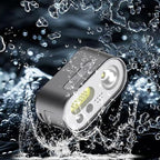 2-Pack Rechargeable LED Headlamps, 45° Tilt & Wave Sensor, USB-C, IPX4 for Camping Running Work