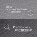 Milliard Trifold Mattress, Cot Size, 6 inch, Portable Foldable Mattress with Memory Foam & Washable Cover, Tri-Folding Floor Bed, Camping, Fold Up Guest Bed, RV Travel, Sleepovers, 75" x 31"