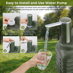 5 Gallon Portable Container with Touch Control Pump & Spigot, BPA Free Leak proof Storage Tank for Outdoor, Hiking, Backpacking, Camping