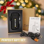 Lafagiet USB C Rechargeable Lighter, 360° Flexible Neck, Wind & Water Proof, Electric Arc Lighters for Candle, Camping