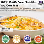 Numanna Defender Nutritive Pack Bucket 1224 Servings | 6-Months Emergency Food Supply | GMO-Free, Non-Perishable Meals with Organic Grains & Superfoods | Easy to Prepare | Camping & Daily Use
