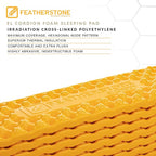Featherstone Backbone 1 Person Ultralight Tent for Backpacking & El Cordion Closed Cell Foam Sleeping Pad Bundle