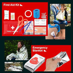 Gifts for Men, Women, Dad Christmas PIXATO Survival Kits, Survival Gear and Equipment 116-in-1, Emergency Kit with First Aid Kit, Tactical Pen, Fishing Kit, Headlamp for Camping, Hiking, Hunting