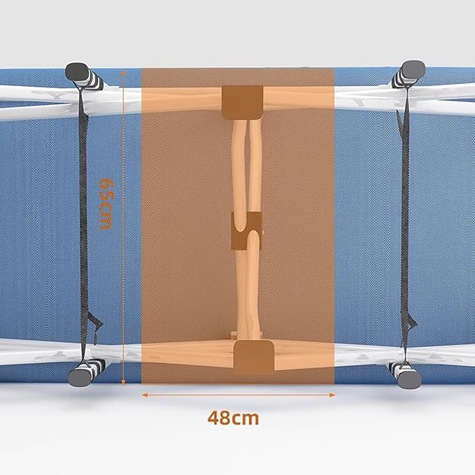 Ultralight Folding Tent Camping Cot Bed, Folding Bed with Mattress, 10-Foot Reinforced Support, No Installation, Portable Compact for Outdoor Travel, Base Camp, Hiking