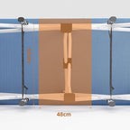 Ultralight Folding Tent Camping Cot Bed, Folding Bed with Mattress, 10-Foot Reinforced Support, No Installation, Portable Compact for Outdoor Travel, Base Camp, Hiking