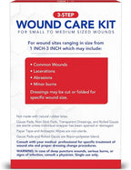 All Health Wound Care Kit & First Aid Supplies, 40 Piece | for Small to Medium Sized Wounds, Professional Use for Car, Home, Camping, Hiking and More