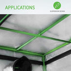 2pcs VIVOSUN Grow Tent Support Poles 48x48 inches, Hanging Bars for 4X4 Grow Tent (Pack of 2)