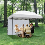 Joramoy Canopy Tent Sidewalls for 12×12 Pop Up Canopy, Instant Canopy SunWall with Waterproof and UV Protection Layer, Straight Leg Canopy Shade Wall, 1 Pack Sidewall Only(White), WB1212-White