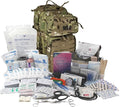 Luminary Tactical Trauma Kit Fully Stocked First Aid Kit Backpack EMS/EMT First Responder Medical Bug Out Bag for Preppers Professionals and Outdoorsman (Woodland Camo)