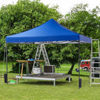 NEWBULIG Pop Up Canopy 9.5x9.5 FT Easy Up Tents for Camping Parties Events Beach Backyard Portable Outdoor Shelter Heavy Duty Instant Sun Shade with Sand Bags