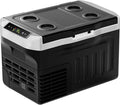 EUHOMY 12 Volt Refrigerator, 22QT(21L) 12V Cooler, Compressor Electric Cooler -4℉~68℉, 12V Fridge 12/24V DC 100-240V AC, Portable Freezer for Camping, Travel, Truck, Home