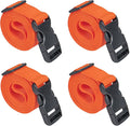 Premium Utility Straps with Quick Release Buckle Adjustable Short Nylon Tie Down Straps for Backpack Tactical Lashings Camping Gear Sleeping Bag Mattress Conveyor Belt Luggage