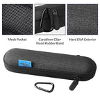 Membrane Solutions 2 Pcs Personal Water Filter Straw with 2 Storage Case Travel Carrying Bag Portable Water Filtration Carrier, Hard Shockproof EVA, for Camping, Hiking, Water Purifier Survival