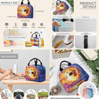 Football School Backpack 17 Inch with Lunch Box and Water Bottle Bag Large Capacity Pencil Case Lightweight Teen Bookbag for Boys Ages 8-16 Kindergarten Elementary Middle Camping Travel