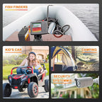 12V 8Ah Lithium LiFePO4 Battery|5000+ Deep Cycle LiFePO4 Battery|with 10A BMS|fit for Camper, Lights, Power Wheels, Fish Finder and Solar System Application