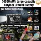 20000mah Hand Crank Emergency Radio, SW/NOAA/AM/FM Weather Radio, Solar Powered Hand Crank Charger with Big Battery Powered, Portable, Cellphone Charge, SOS, Flashlight for Emergency/Home (Black)