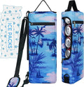 Golf Cooler Bag Plus Ice Pack Soft Sided Insulated Cooler Bag- Holds 6 Pack of Cans or 2 Wine Bottles - Grey Camo Golf Beer Sleeve Black Fits Discreetly in Golf Bags