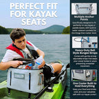 Kayak Cooler Behind Seat – Small Portable Cooler Bag for Kayak Seat Storage, Kayak Accessories for Fishing, Kayak Crate, Insulated Soft Sided Cooler Bag for Paddle Board Cooler - Fishing Blueprint