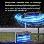 17.7 * 9.8 * 7.1in Bug Zapper Outdoor - Mosquito Repellent Outdoor Patio,Solar Bug Zapper Indoor,Waterproof Portable Fly Zapper,High Powered 4500V Mosquito Zappers Killer for Home,Patio,Camping