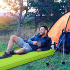 Giantex 4 Inch Self Inflating Camping Mat, Green, Compact, Inflatable, Lightweight