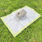 SoloWilder Wood Stove Mat 39" x 59" Fire Pit Grill Mat for Tent Stove Deck Patio Grass Lawn Campsite Insulation Protection