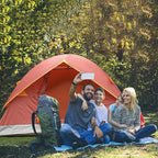 unp 6 Person 4 Season Dome Tent, Easy to Set Up for Camping & Hiking, Lightweight & Portable, Green